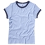 Baby rib short sleeve ringer t-shirt