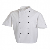 Short Sleeve chef's jacket with removable studs