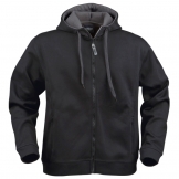 Prescott zipped hooded jacket