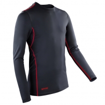 Spiro compression bodyfit base layer long sleeve top