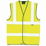 Highway safety waistcoat